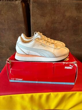 Puma Women's Turino Stacked sneakers with an exaggerated EVA platform midsole